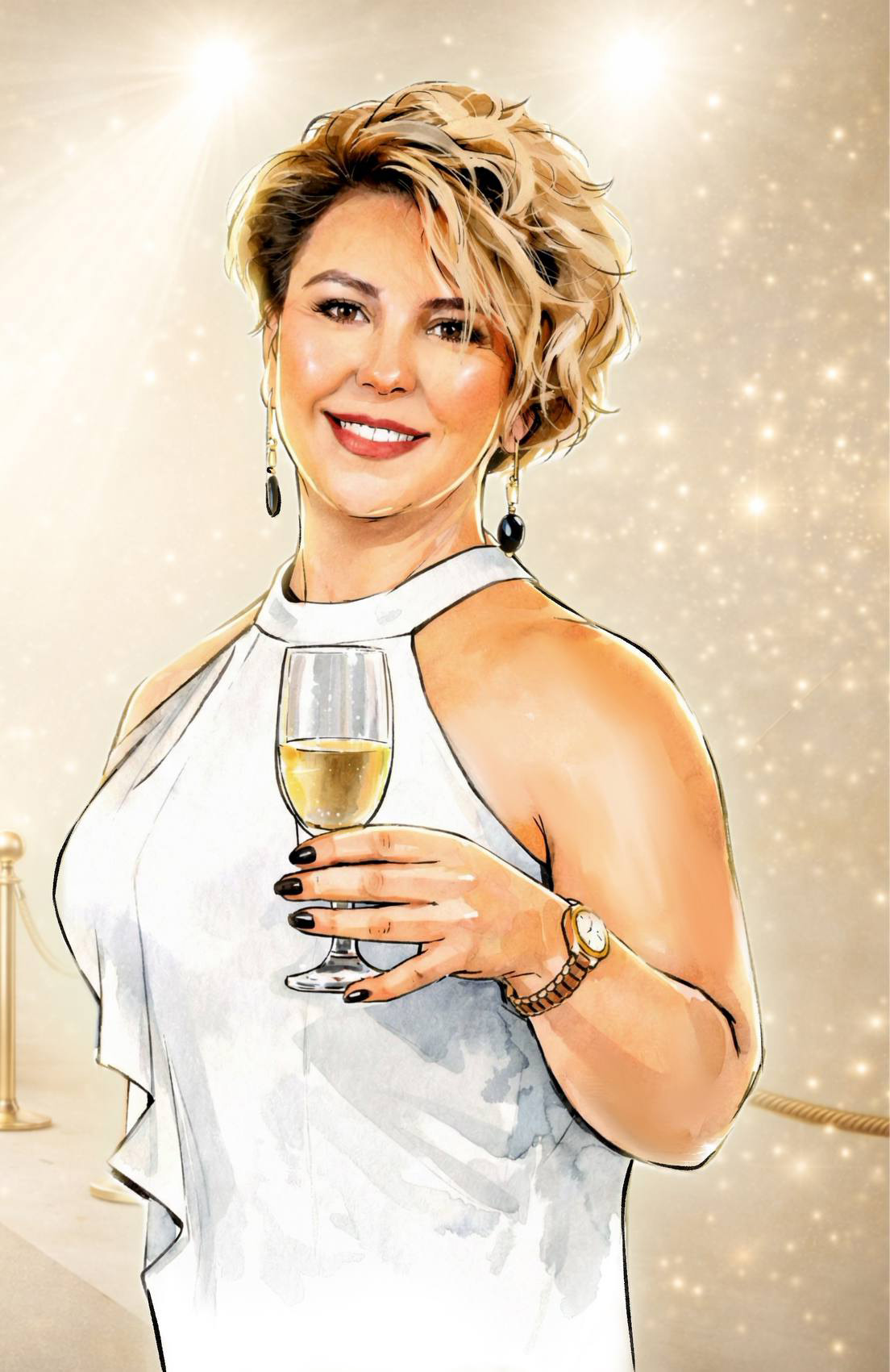 Лена - хозяйка праздника